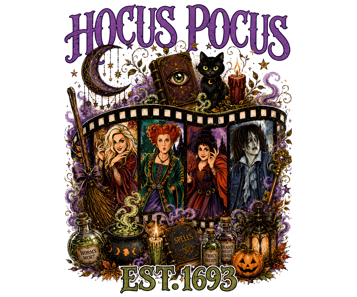 Hocus Pocus Halloween Tee | 3 Designs