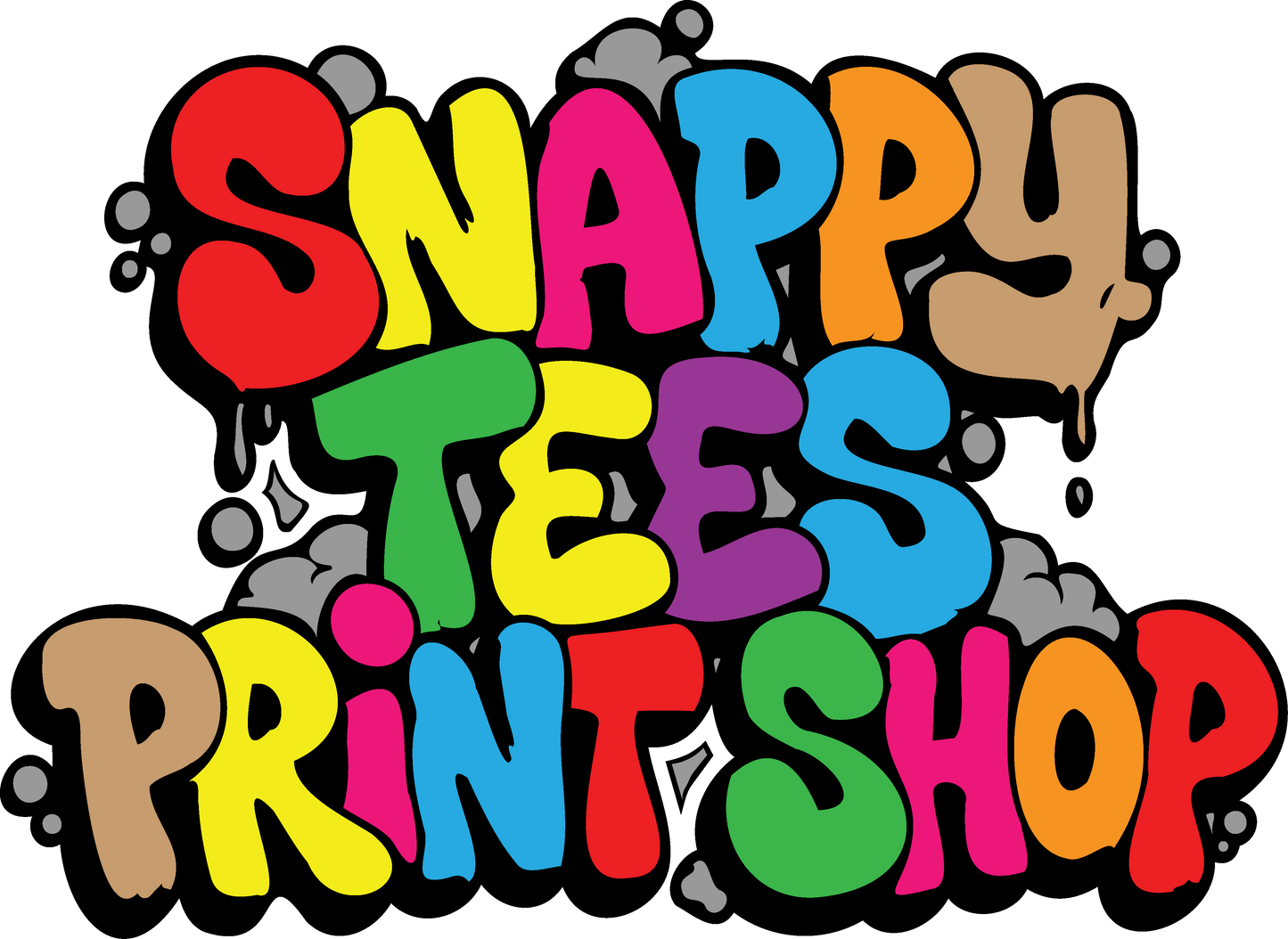 Print Shop Tee w/ Socials Media Handles