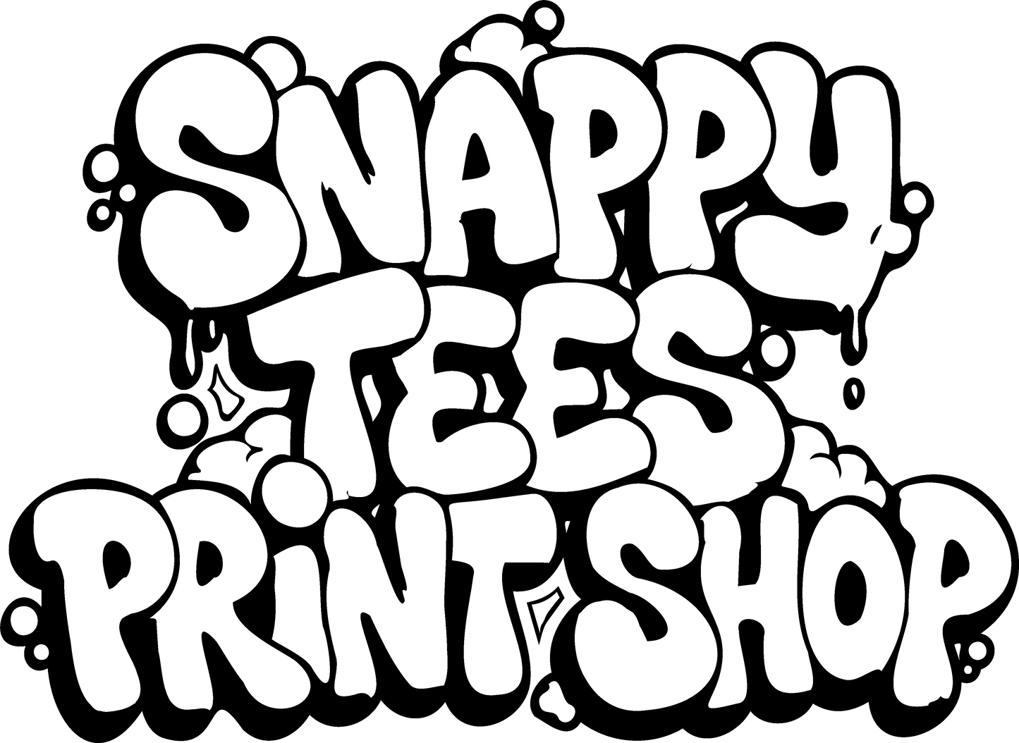 Print Shop Tee w/ Socials Media Handles