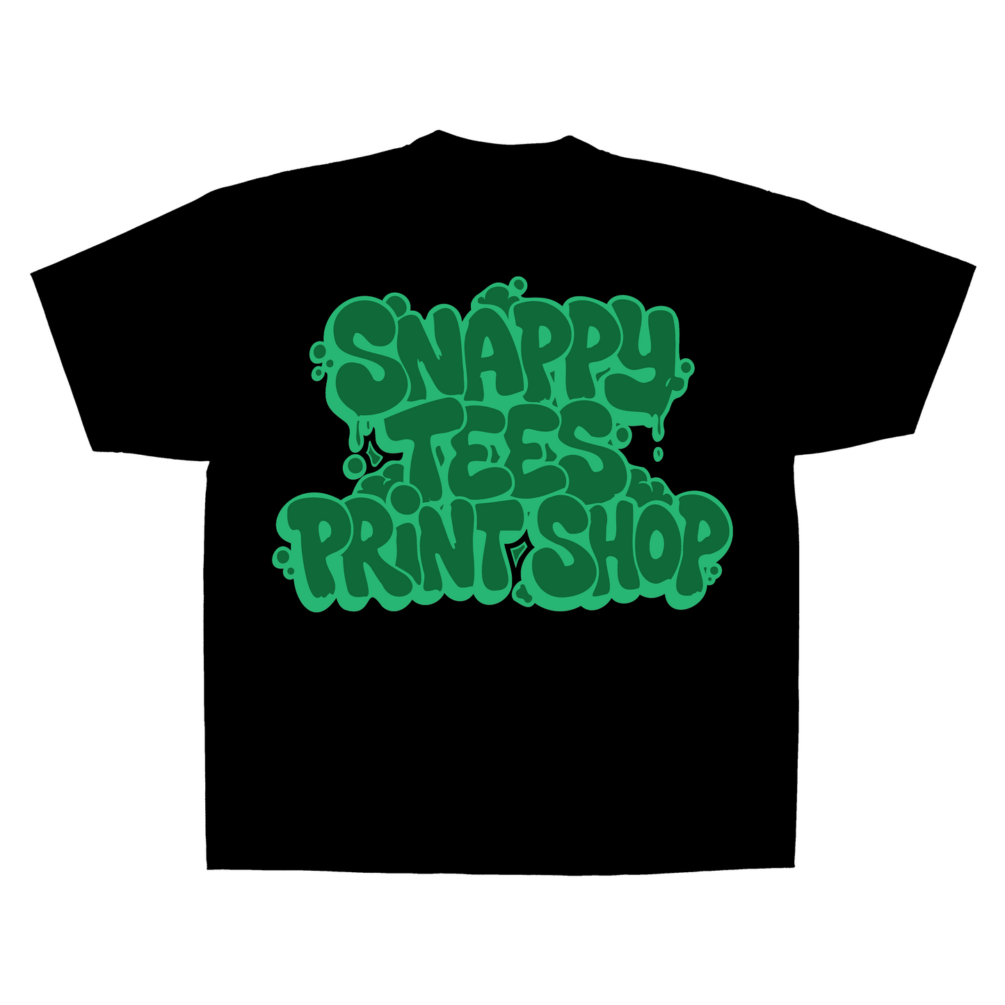 Print Shop Tee w/ Socials Media Handles
