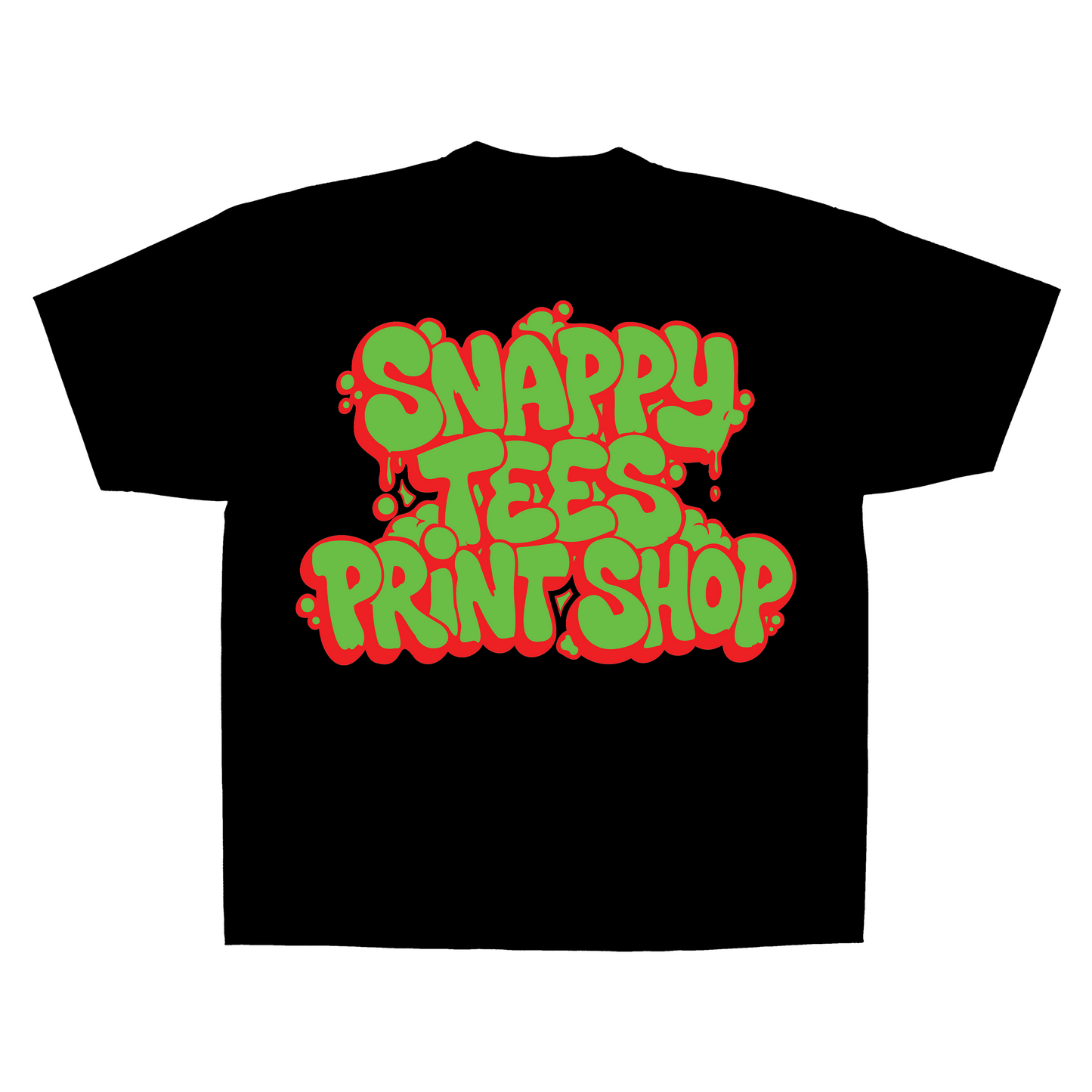 Print Shop Tee w/ Socials Media Handles