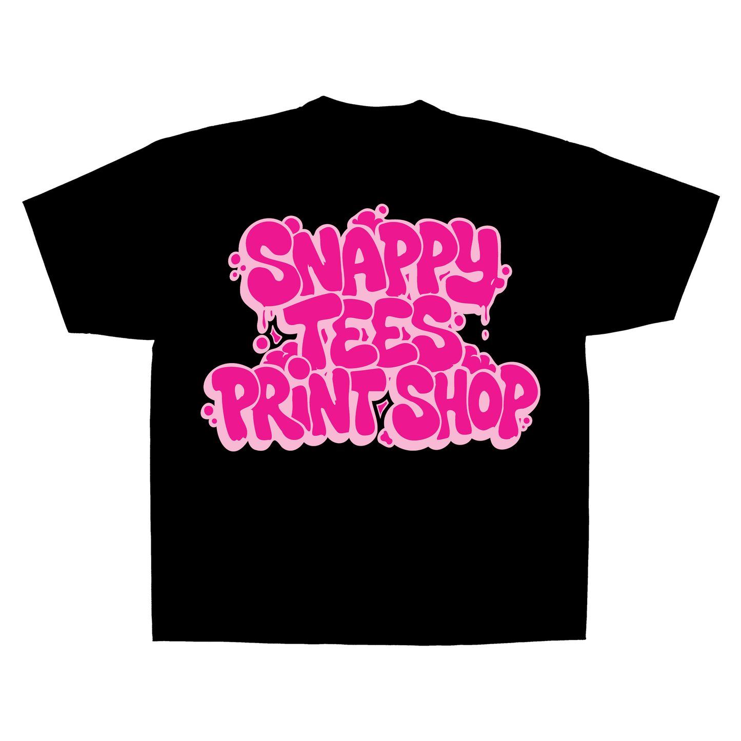 Print Shop Tee w/ Socials Media Handles