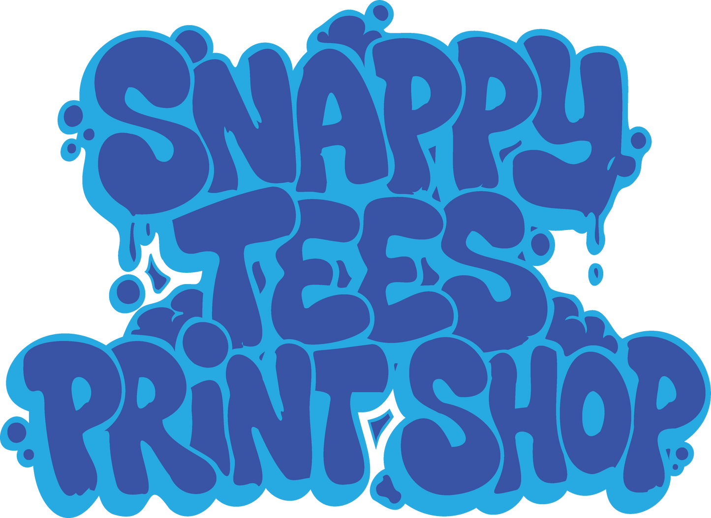 Print Shop Tee w/ Socials Media Handles