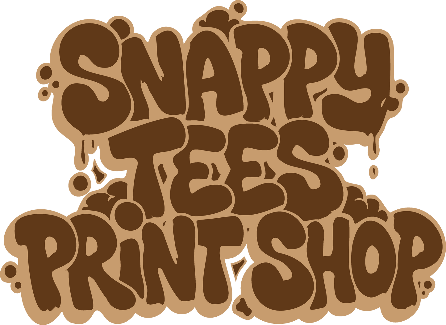 Print Shop Tee w/ Socials Media Handles