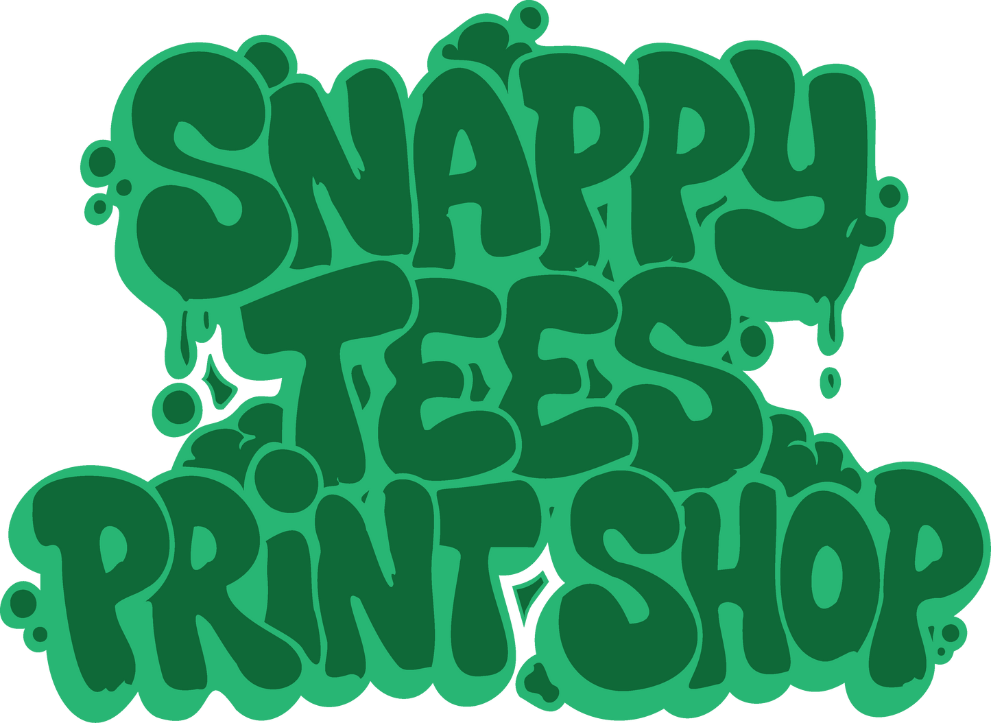 Print Shop Tee w/ Socials Media Handles