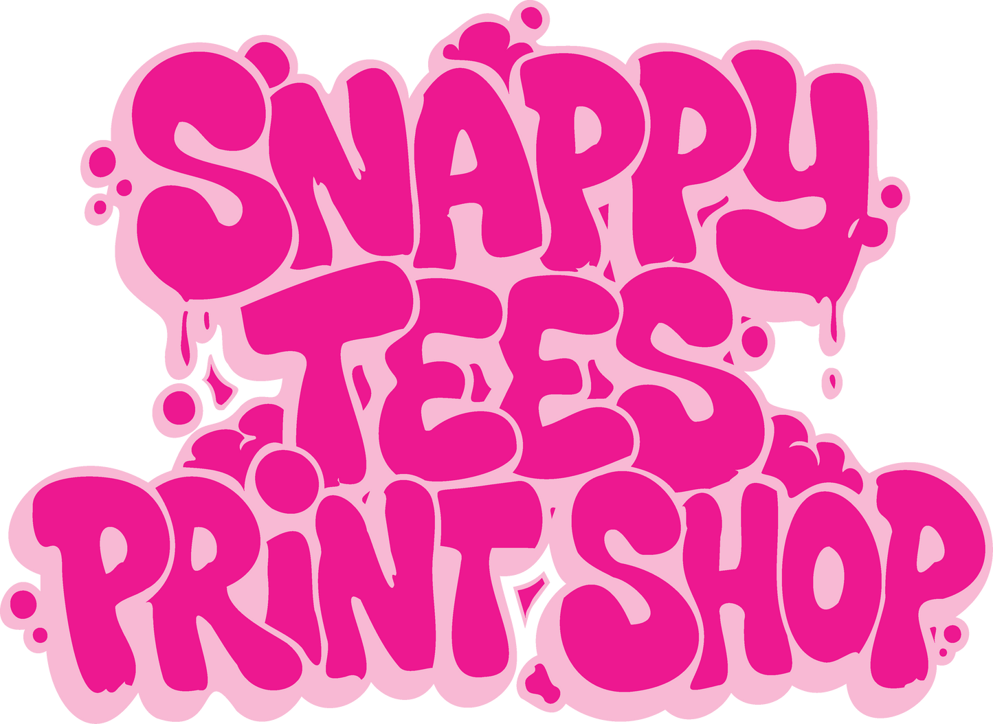 Print Shop Tee w/ Socials Media Handles