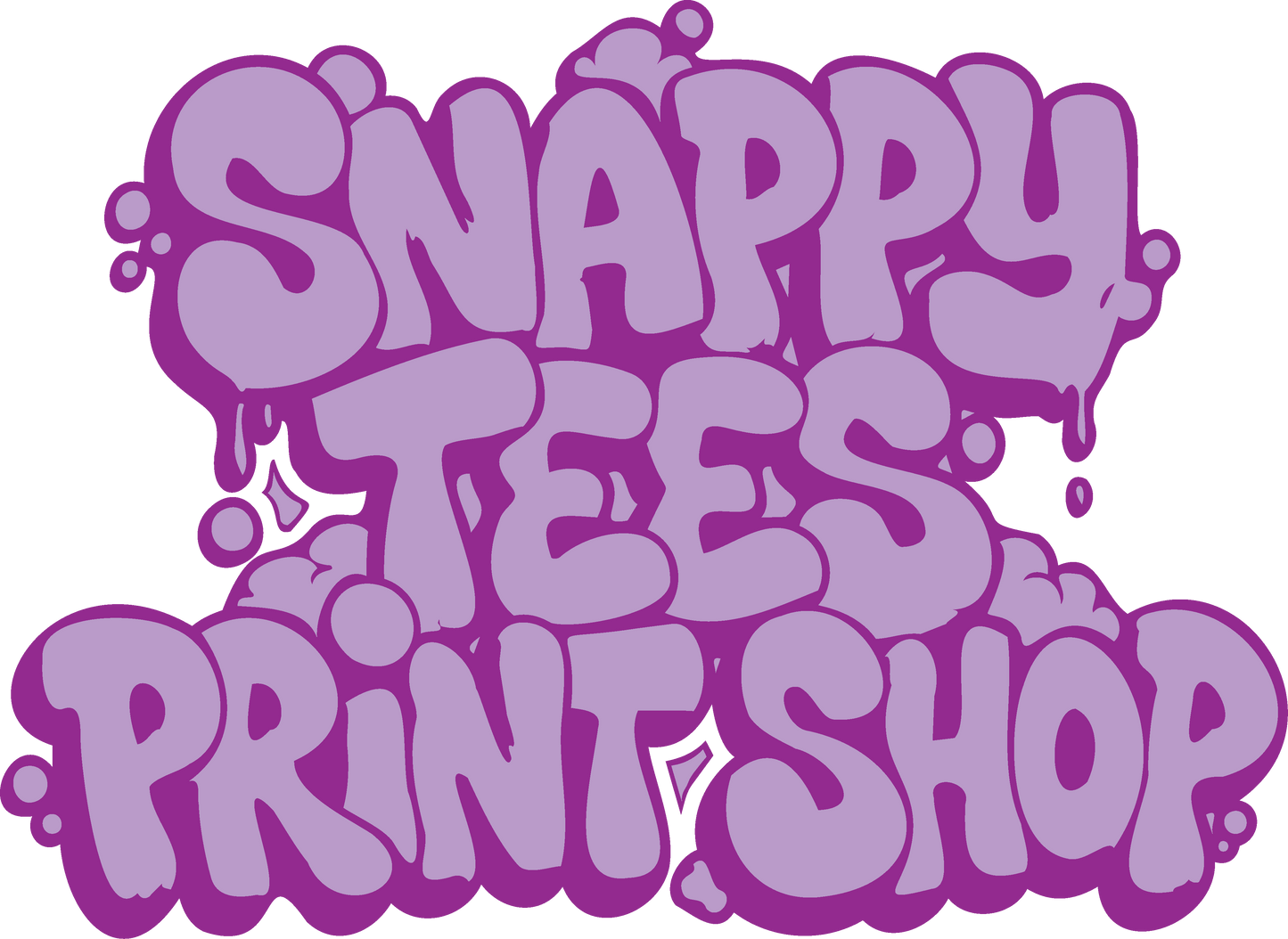 Print Shop Tee w/ Socials Media Handles