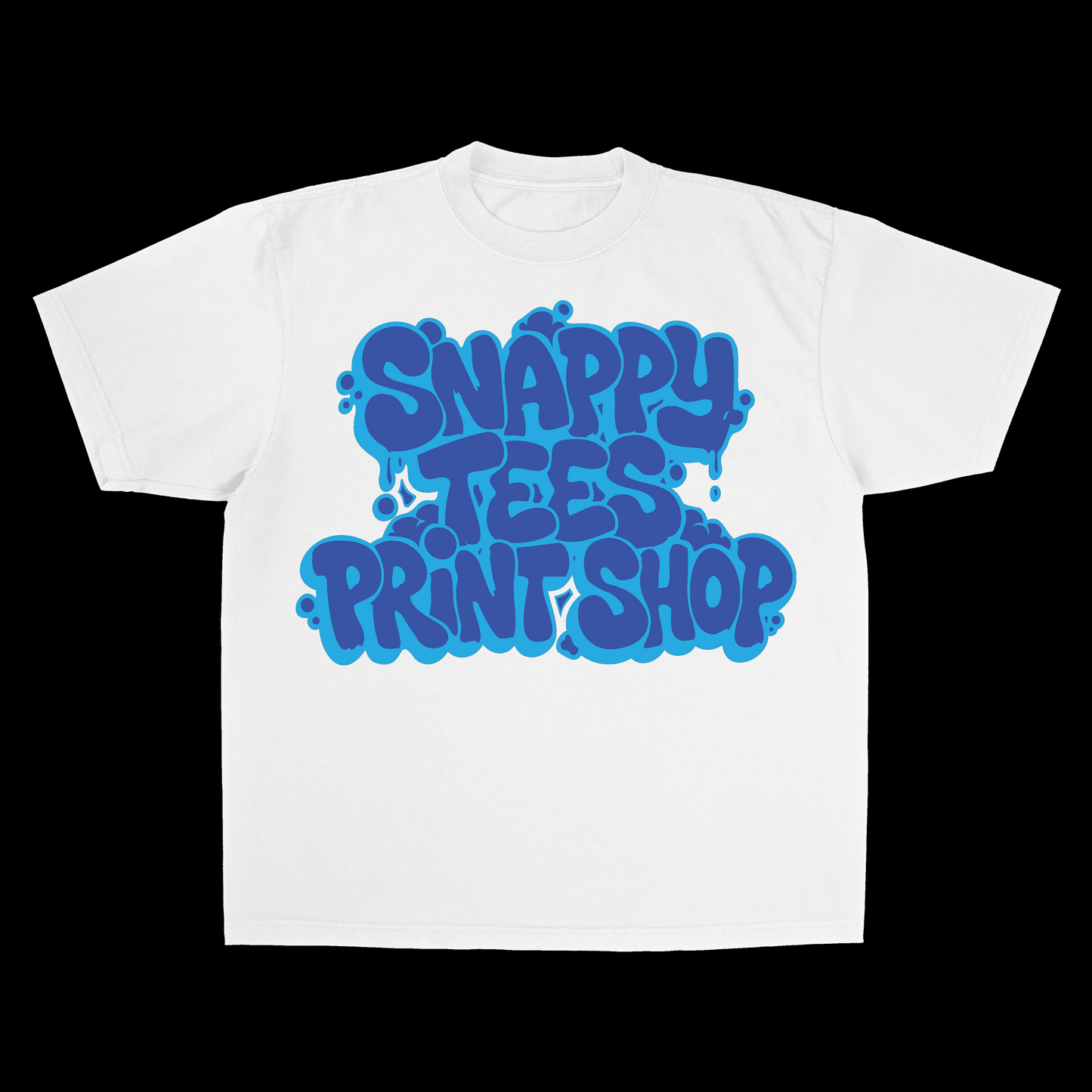 Print Shop Tee w/ Socials Media Handles