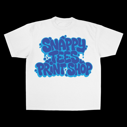Print Shop Tee w/ Socials Media Handles