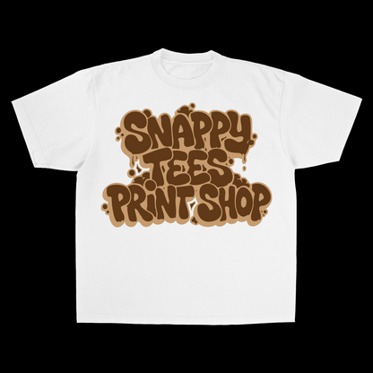 Print Shop Tee w/ Socials Media Handles