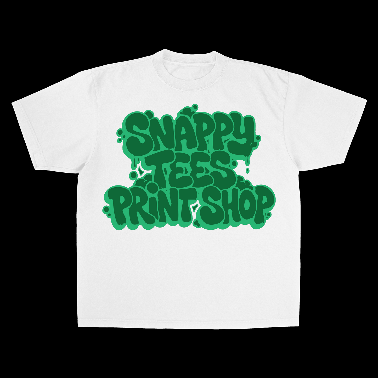 Print Shop Tee w/ Socials Media Handles