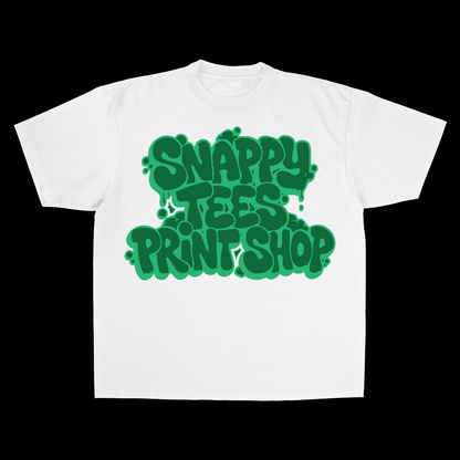 Print Shop Tee w/ Socials Media Handles