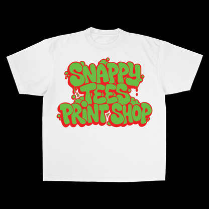 Print Shop Tee w/ Socials Media Handles