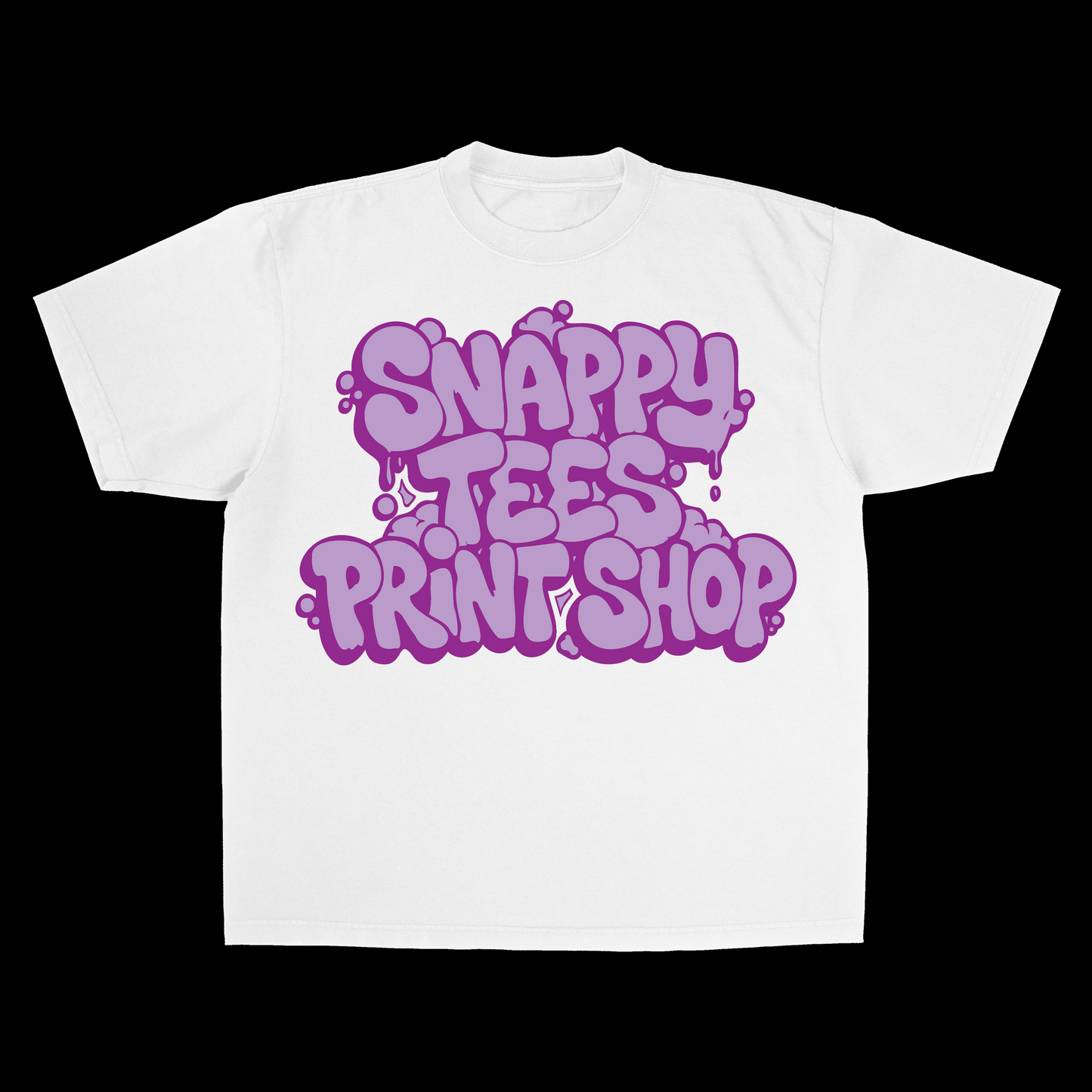 Print Shop Tee w/ Socials Media Handles