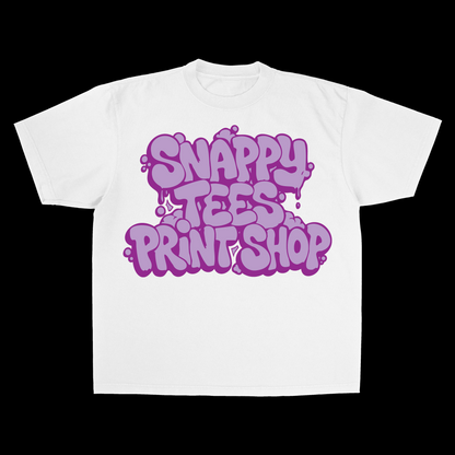 Print Shop Tee w/ Socials Media Handles